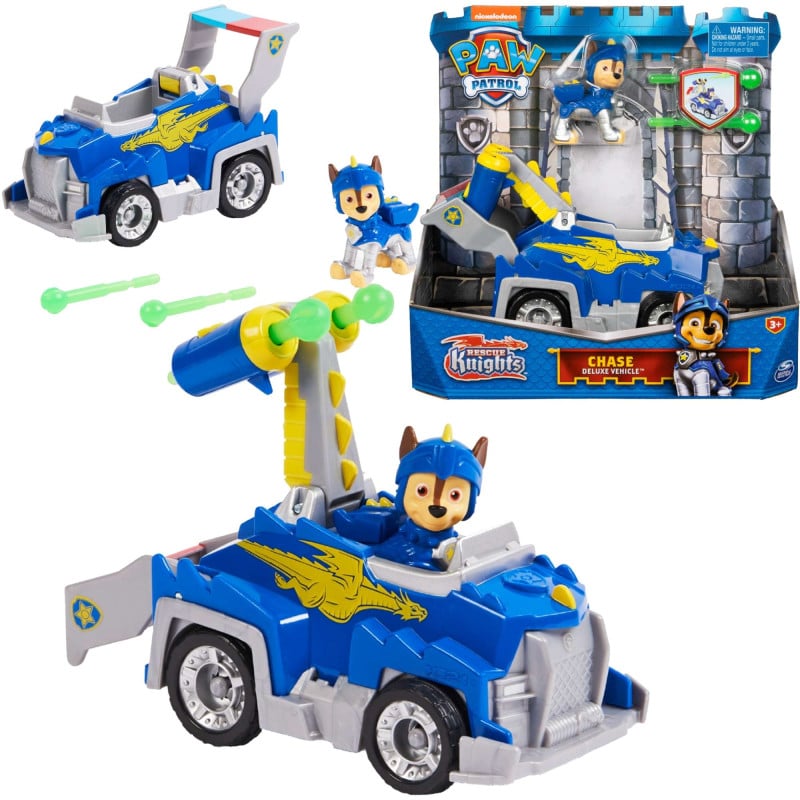 Paw Patrol Rescue Knights Vehículo Chase
