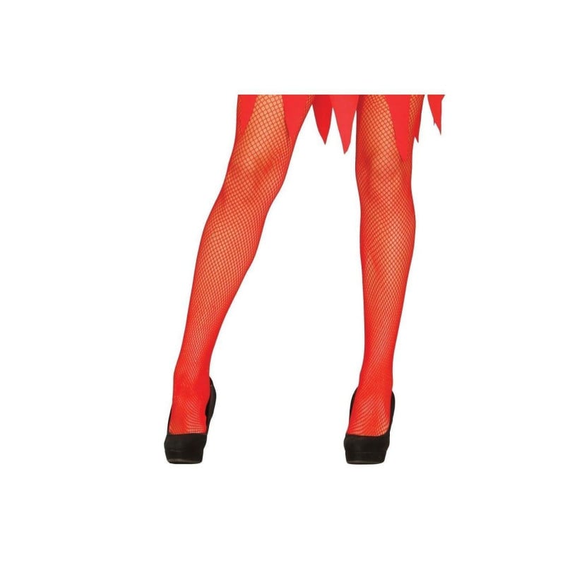 Pantys Rojos Malla Pequeña