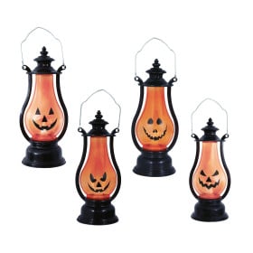 Farol Calabaza Con Luz 16 cm Surtido
