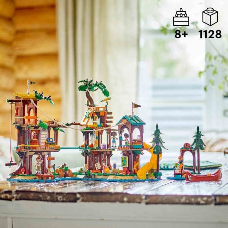 LEGO Friends Campamento de Aventura Casa del Árbol
