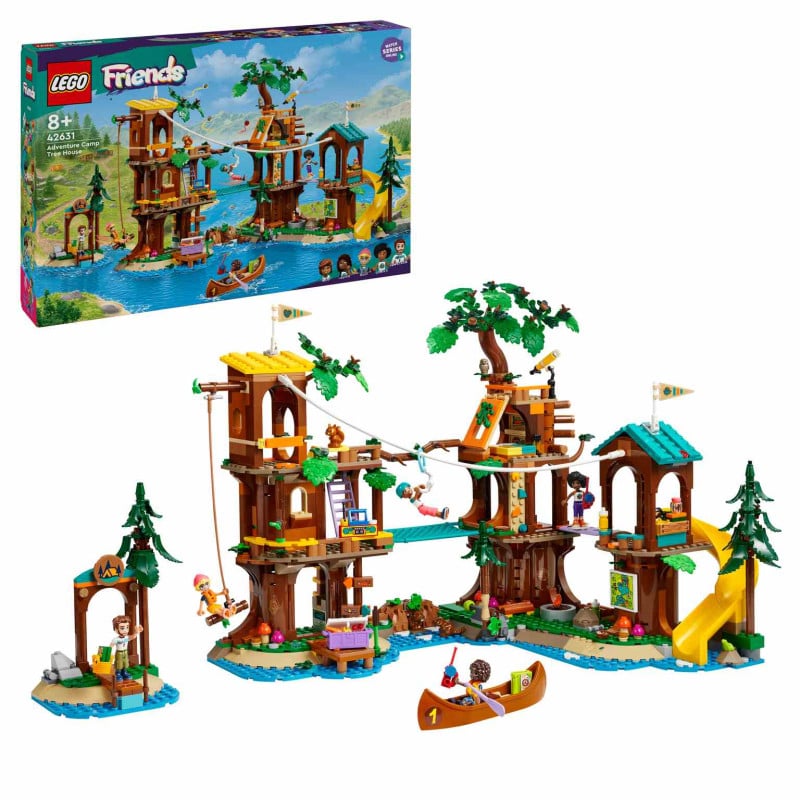 LEGO Friends Campamento de Aventura Casa del Árbol
