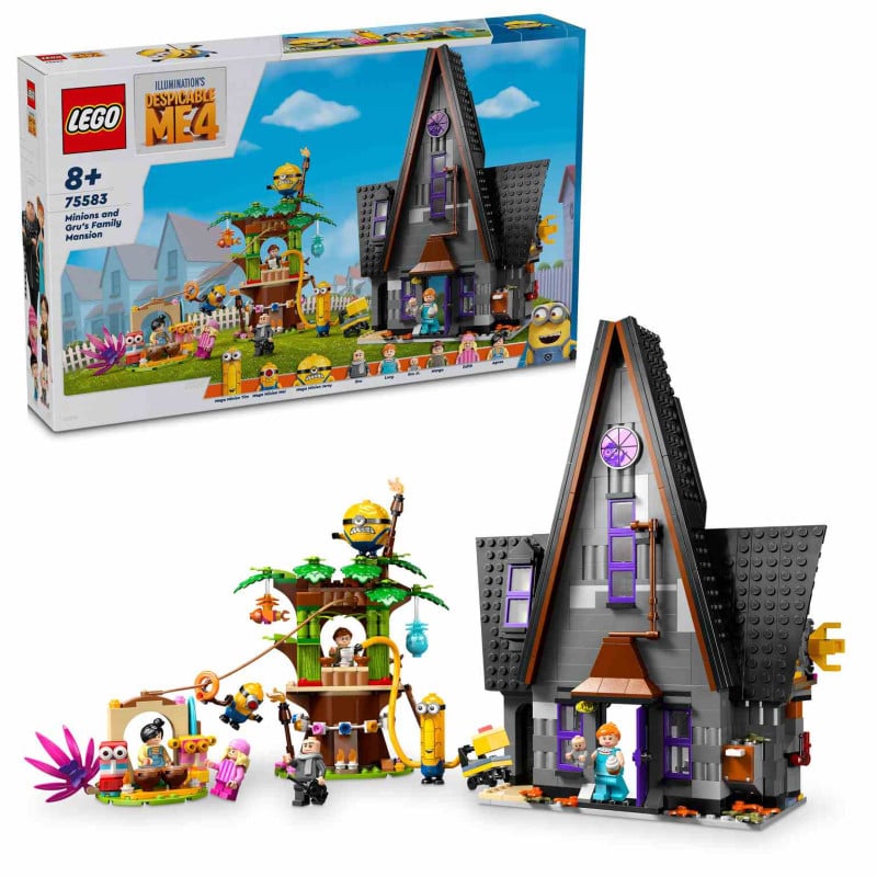 LEGO Minions Minions y Mansion Familiar de Gru