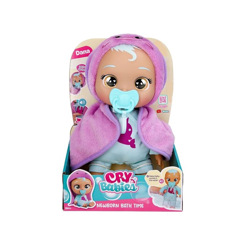 Bebés Llorones Dana Recién Nacida  Hora Del Baño