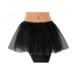 Tutú Negro 30 Cm Talla Única Adulto