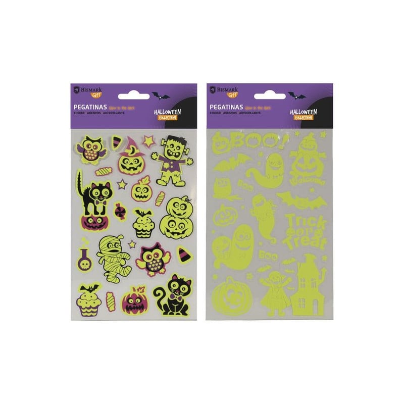 Pegatinas Halloween Brillo Oscuridad