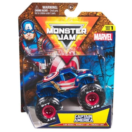 Vehículo Monster Jam Marvel Surtido