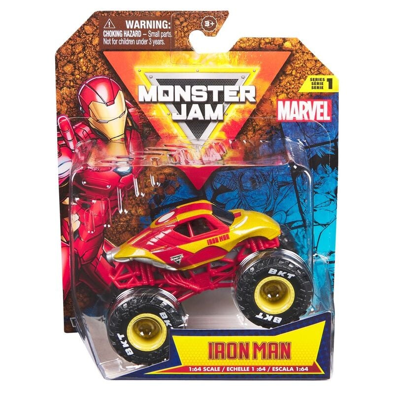 Vehículo Monster Jam Marvel Surtido