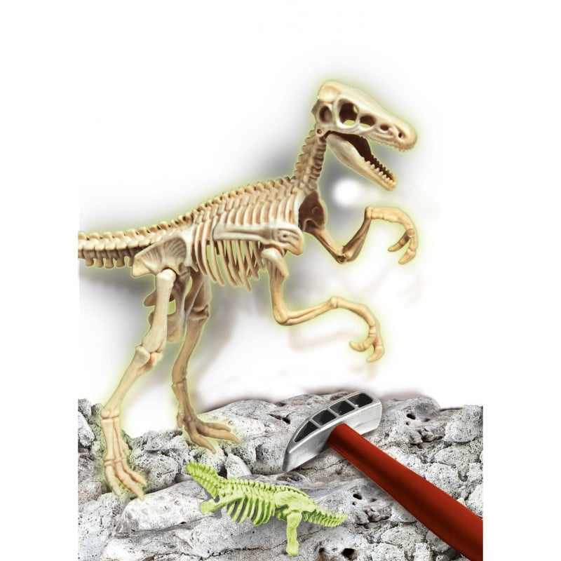 Arqueojugando Velociraptor Flúor