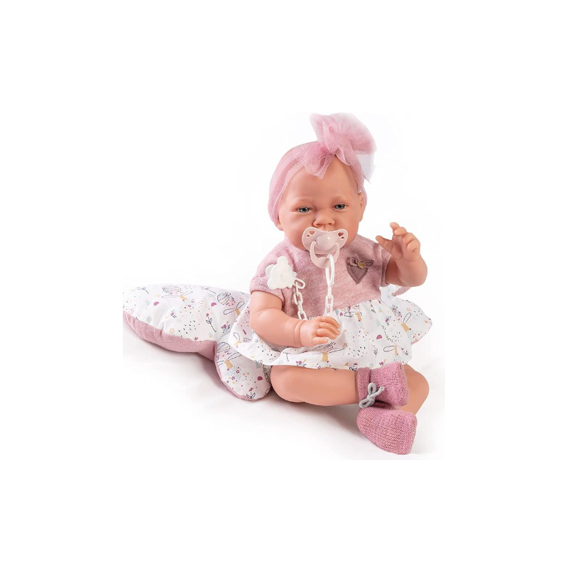 Recién Nacida Con Cojín Mariposa