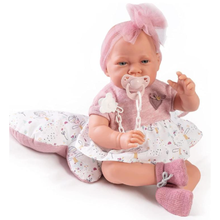 Recién Nacida Con Cojín Mariposa