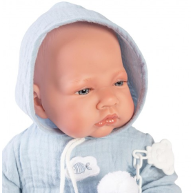 Recién Nacido Con Cojín Pececito 2