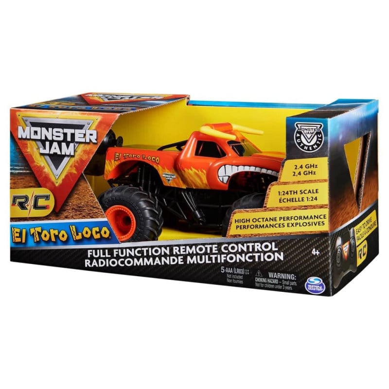 Monster Jam Rc Escala 1:24 El Toro