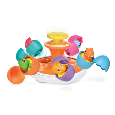 HUEVOS DE DINO GIRA E INCUBA