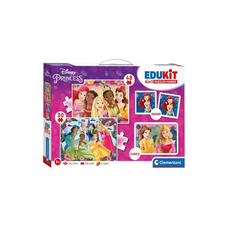 Edukit 4 En 1 Princesas Disney