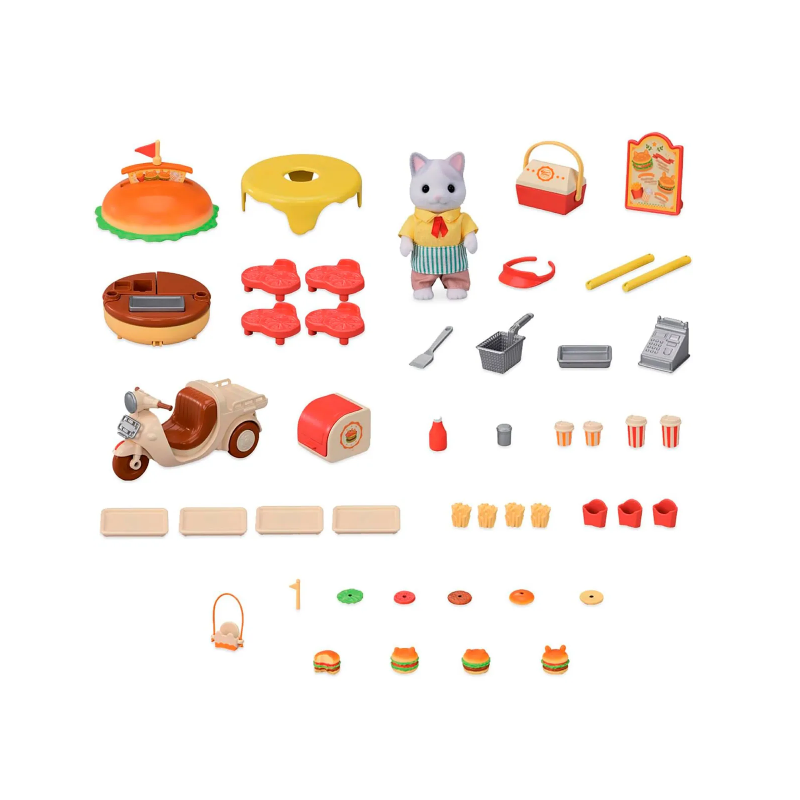 Silvanian Families Puesto De Hamburguesas