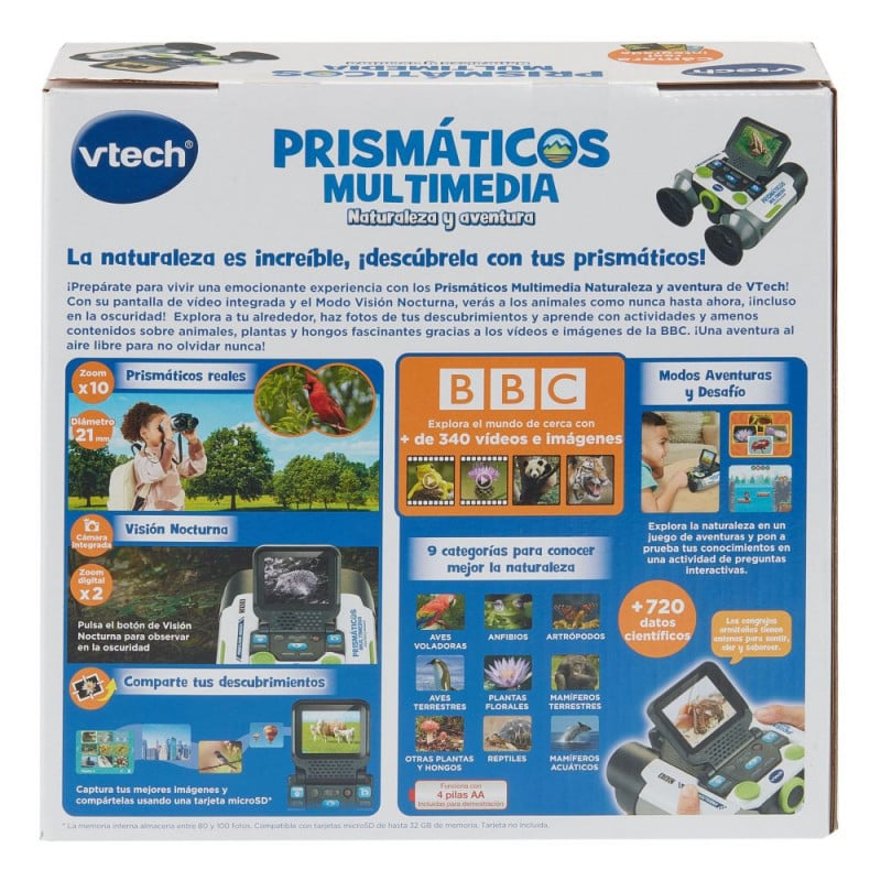 Prismáticos Multimedia Naturaleza Y Aventura