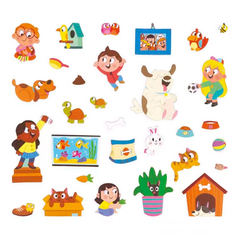 MagnetiStories Los Animales Domesticos