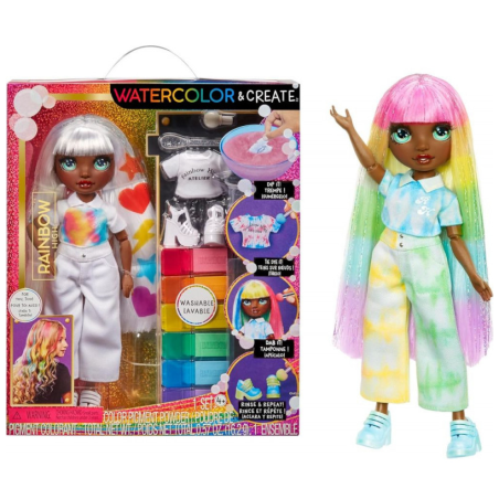 Rainbow High Watercolor & Create Ojos Verdes