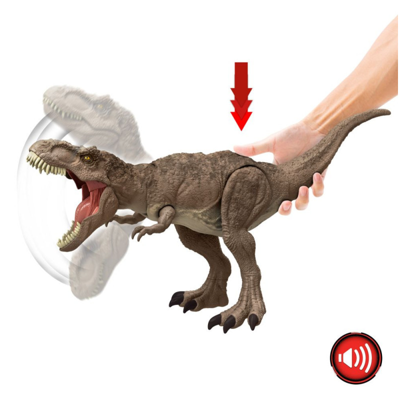 Jurassic World Dinosaurio T-Rex Ataca