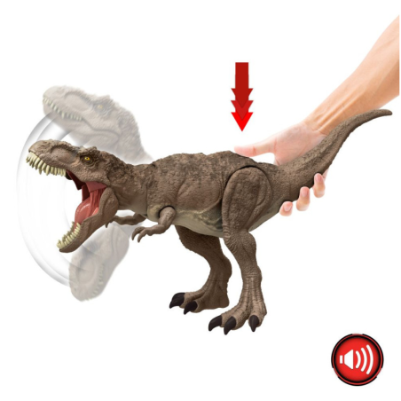 Jurassic World Dinosaurio T-Rex Ataca