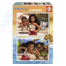 Puzzle Vaiana 2 2X100 Pcs