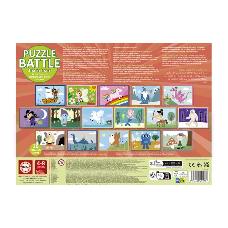 Puzzle Batalla Junior Fantasía