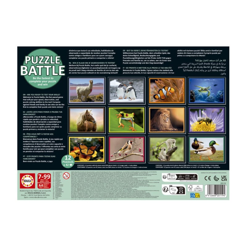 Puzzle Batalla Junior Naturaleza
