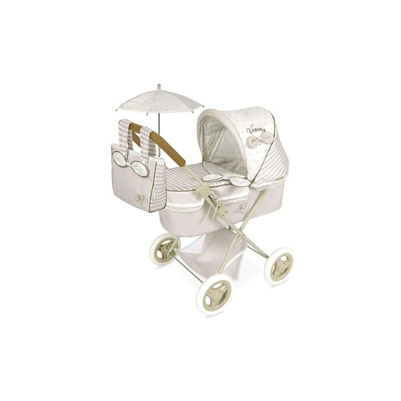 Coche Muñeca Pleglable Con Sombrilla