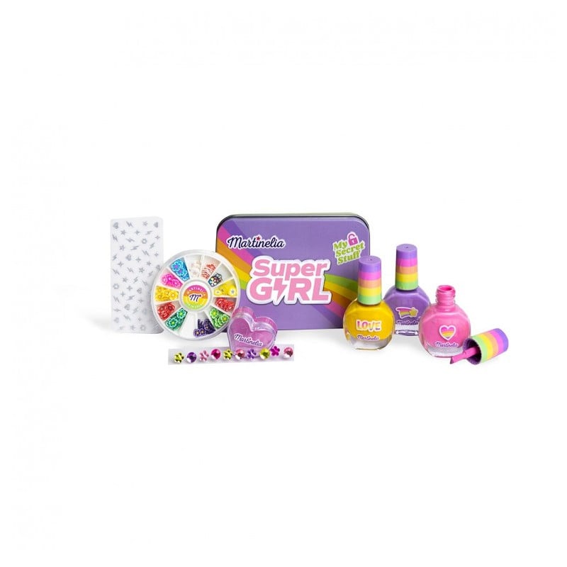 Martinelia Set De Decoración De Uñas Super Girl