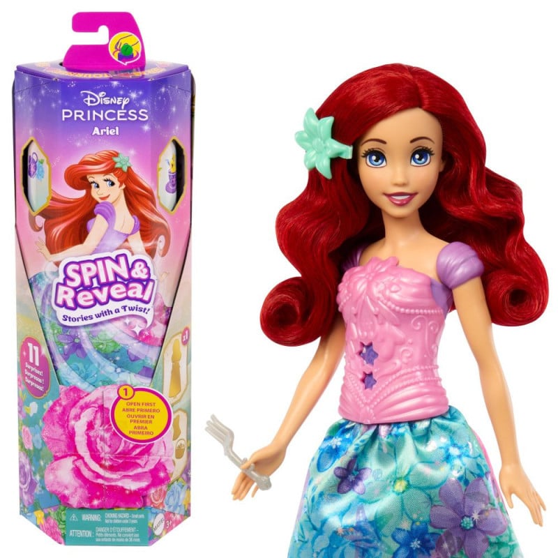 Muñeca Ariel Disney Spin & Reveal