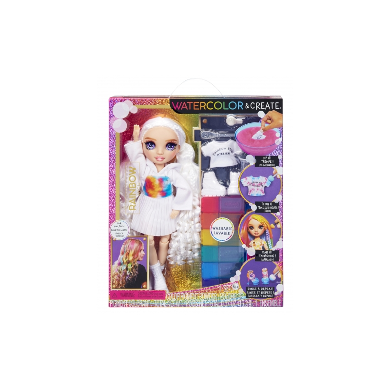 Rainbow High Watercolor Ojos Marrones