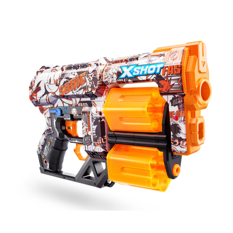 Pistola X-Shot Skins Sonic 12 Dardos