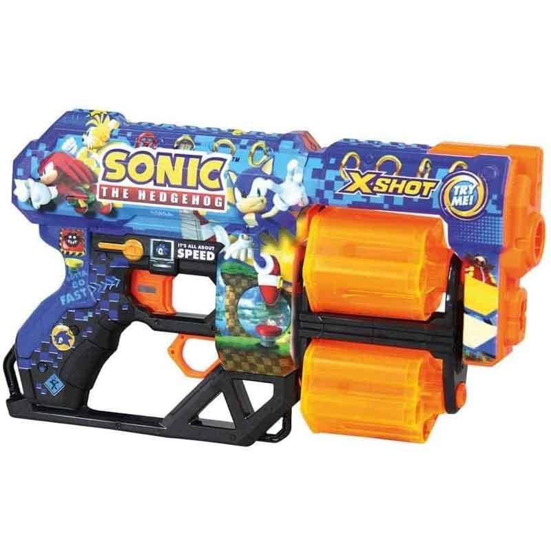 Pistola X-Shot Skins Sonic 12 Dardos
