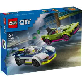 Lego Coche De Policía Y Potente Deportivo
