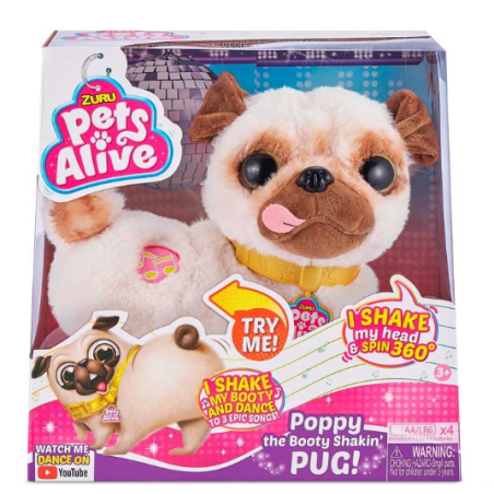 Pets Alive Poppy Pug Perrito Bailarín