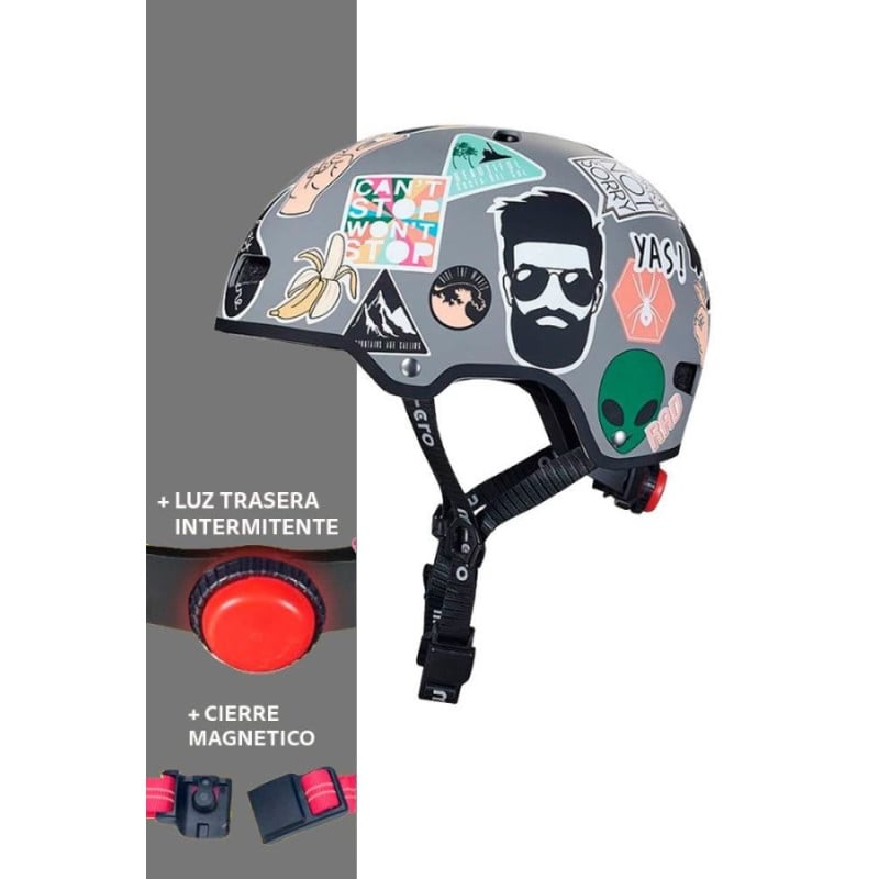 Casco Stickers Talla L