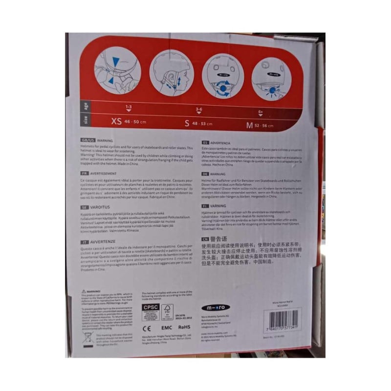 Casco Integral Azul Y Blanco Talla M