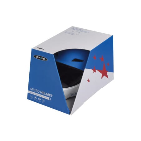 Casco Integral Azul Y Blanco Talla M