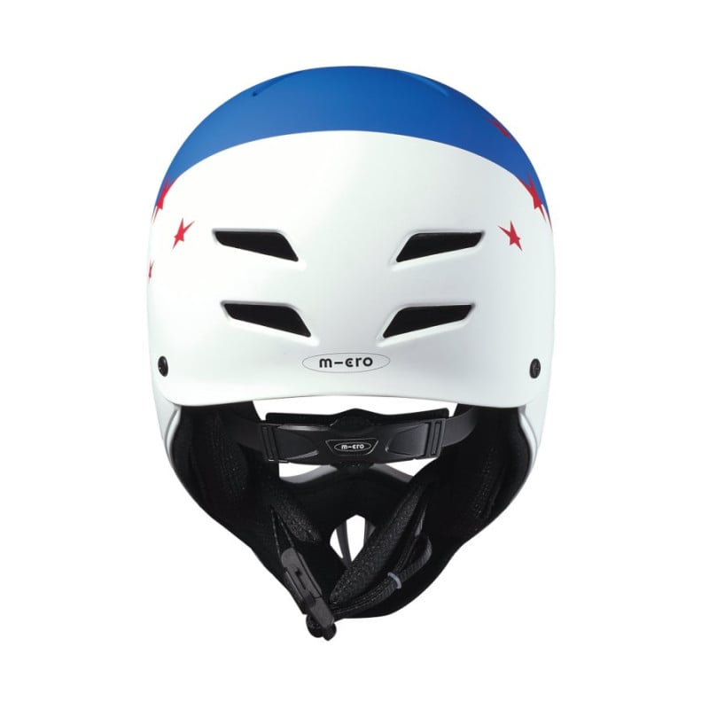 Casco Integral Azul Y Blanco Talla M