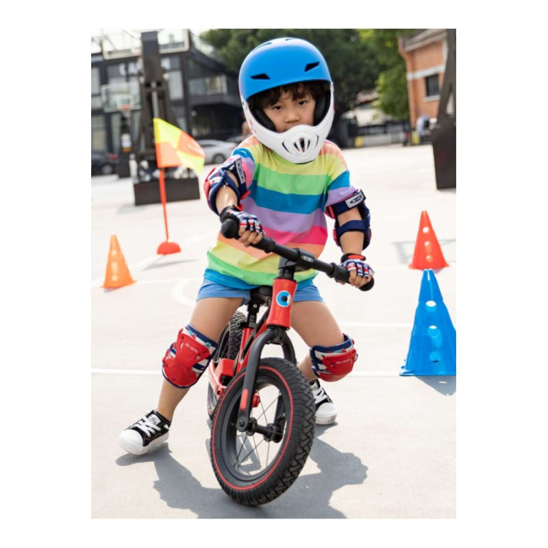 Casco Integral Azul Y Blanco Talla M