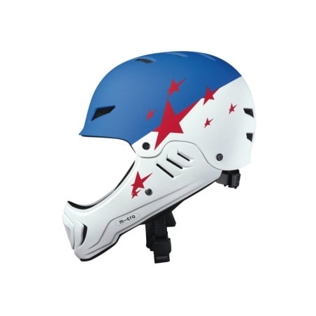 Casco Integral Azul Y Blanco Talla M