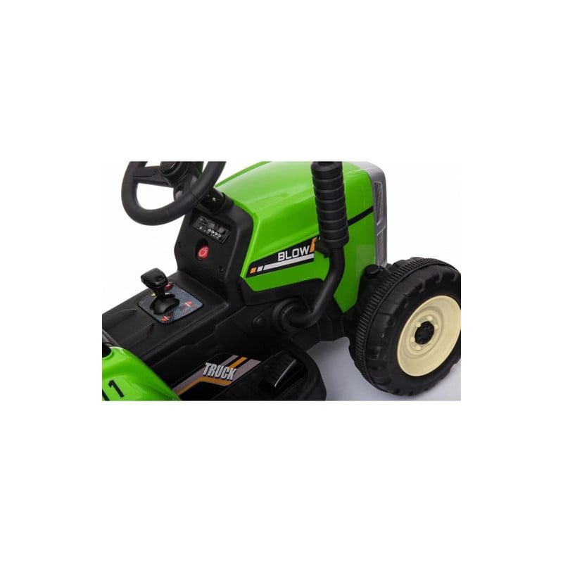 Tractor Ractor Ataa Ceres Con Remolque Verde
