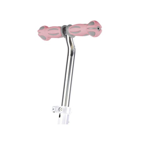 Patinete 2 Ruedas Rosa Pastel con Cesta