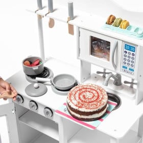 Cocina De Madera Con Accesorios Blanca 2