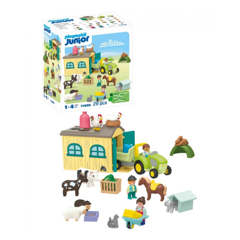 Junior Aventura En La Granja Con Tractor