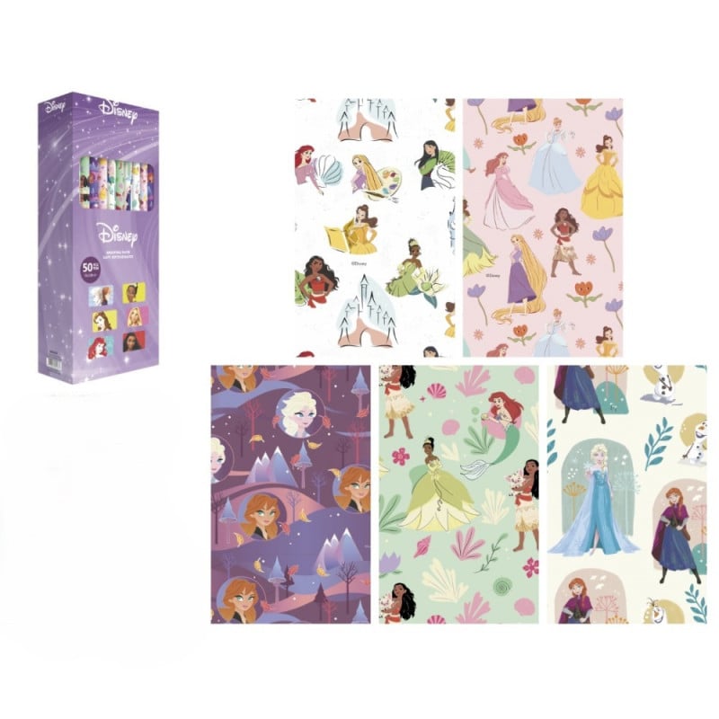 Papel Regalo Princess 70x200 Cm