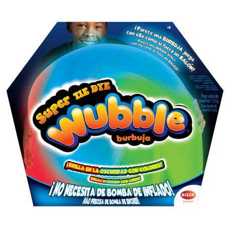Super Wubble Tie Dye Brilla En Oscuridad