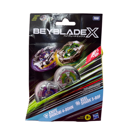 Beyblade X Pack de 2 Sin Lanzador Surtido