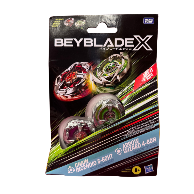 Beyblade X Pack de 2 Sin Lanzador Surtido