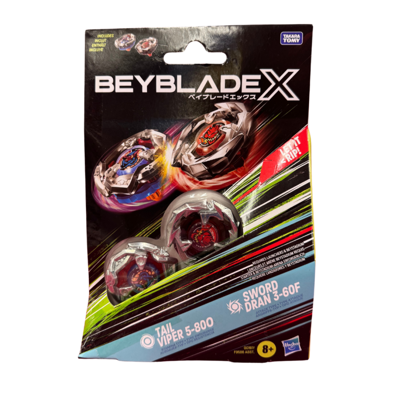 Beyblade X Pack de 2 Sin Lanzador Surtido